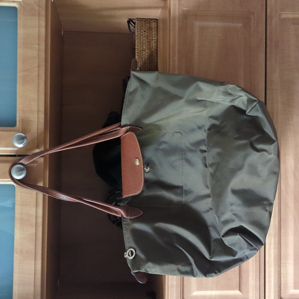 Authentic long champ tote